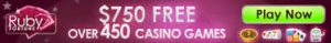 Ruby Fortune Casino-Get up to €750 FREE